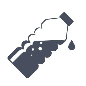 Bottle of Water Stock Illustration
