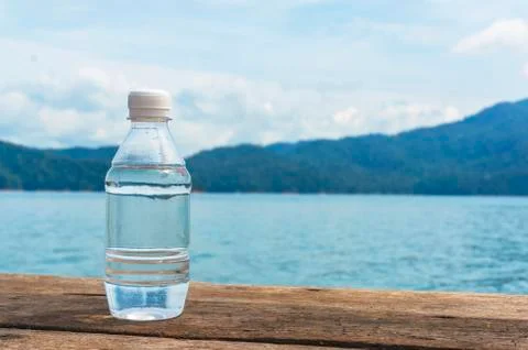 Bottle of water Foto stock