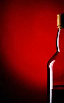 Bottle of whiskey Foto stock