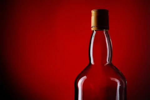 Bottle of whiskey Stock Photos
