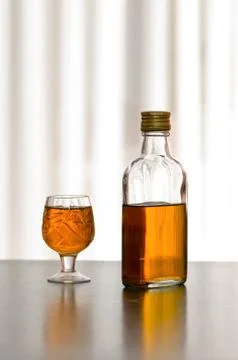 Bottle whiskey Stock Photos