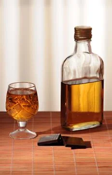 Bottle whiskey Stock Photos
