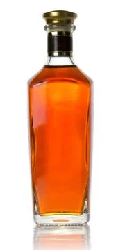 Bottle of whiskey Stock Photos