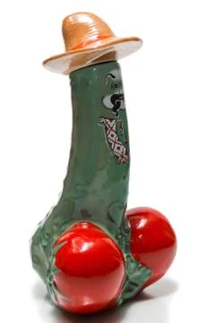 Bottle on a white background Stock Photos