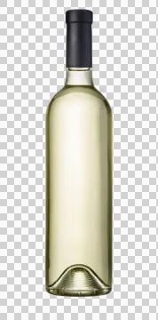 Bottle of white wine Stock Photos