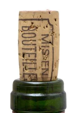 Bottle of wine cork Foto stock