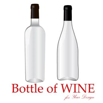 Bottle of wine Stock Illustration