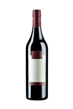 Bottle wine isolated Stock Photos