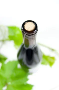 Bottle of wine Stock Photos