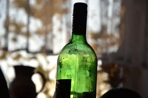 Bottle of wine Stock Photos
