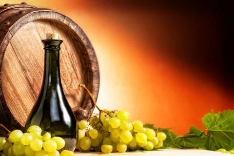 Bottle of wine. 스톡 사진