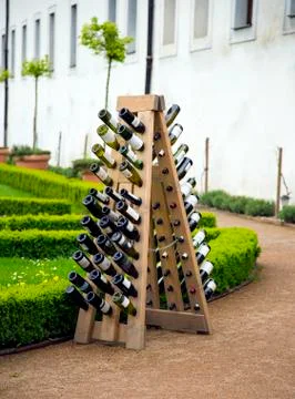 Bottle of wine Stock Photos