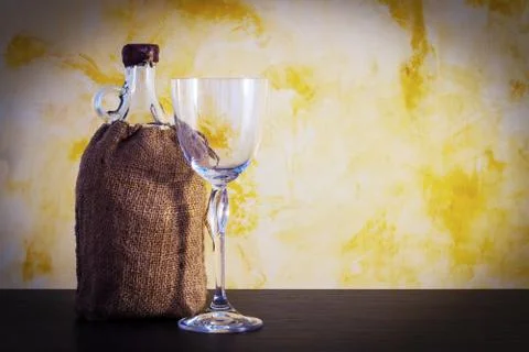 Bottle of wine Stock Photos