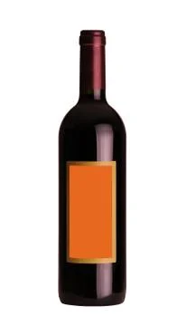 Bottle of wine Stock Photos