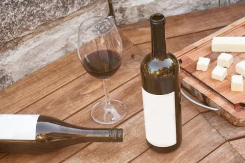 Bottle of wine Stock Photos