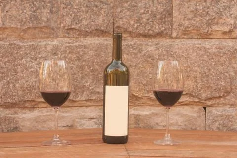 Bottle of wine 스톡 사진