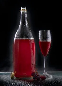 Bottle of Wine Stock Photos