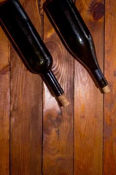 Bottle of wine Stock Photos