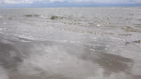 Bottle_message_2 Stock Footage 94124168