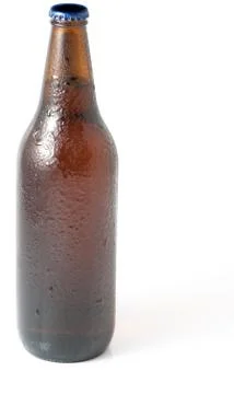 Bottled beer crafts Stock Photos