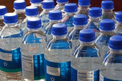 Bottled Drinking Water Foto stock