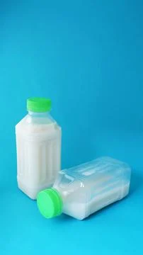 Bottled Milk Stock Photos