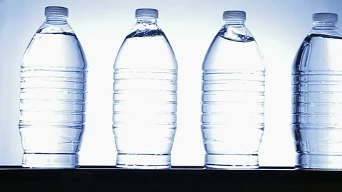 Bottled water factory Video stock 79657815