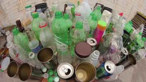 Bottles And Cans  Video stock 70922282