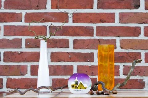 Bottles and vases. Stock Photos