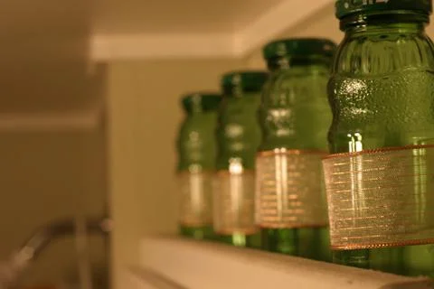 Bottles in the bathroom 写真素材