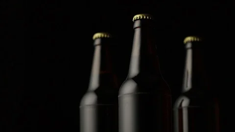Bottles of beer Stock Footage 125033047