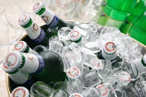Bottles of beer Stock Photos