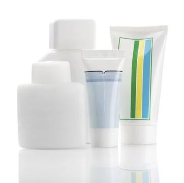 Bottles for care Foto stock