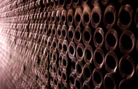 Bottles of Champagne Foto stock