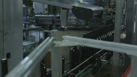 Bottles on factory 스톡 동영상 93798110