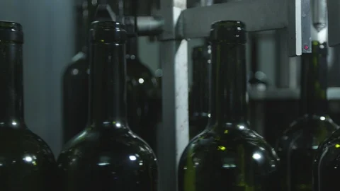 Bottles on factory Stock-Footage 93799421