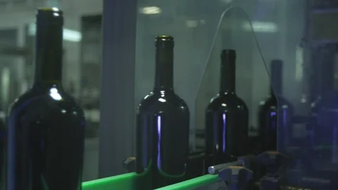 Bottles on factory 動画素材 93799483