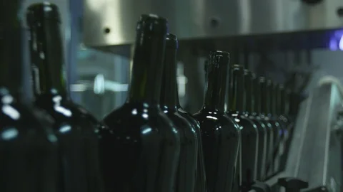 Bottles on factory 스톡 동영상 93805552