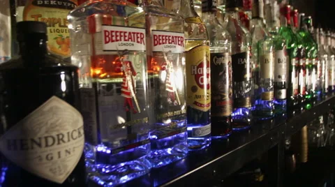  bottles  in gastrobar HOUDINI. Видео 61865612