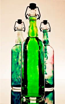 Bottles Stock Illustration