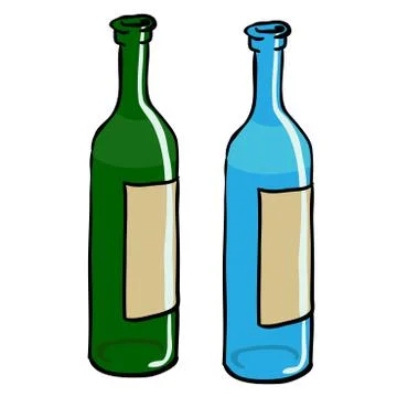 Bottles Stock Illustration
