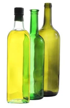 Bottles  isolated Stock Photos