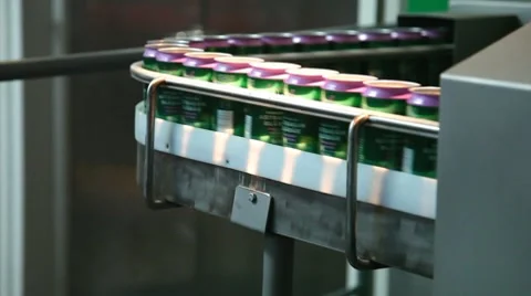 Bottles in line Stock Footage 8688950