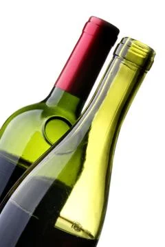 Bottles of red wine Stock Photos