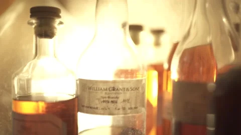Bottles of Spirits Stock-Footage 222003245