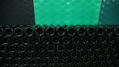 Bottles in stock Stock Footage 113096287