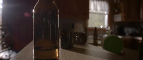 Bottles on th ecounter Stock Footage 277607605