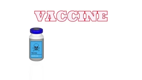 Bottles Of Vaccine Vídeo Stock 159232954