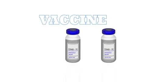 Bottles Of Vaccine Video stock 159232984