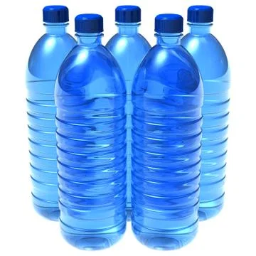 Bottles of water 스톡 일러스트